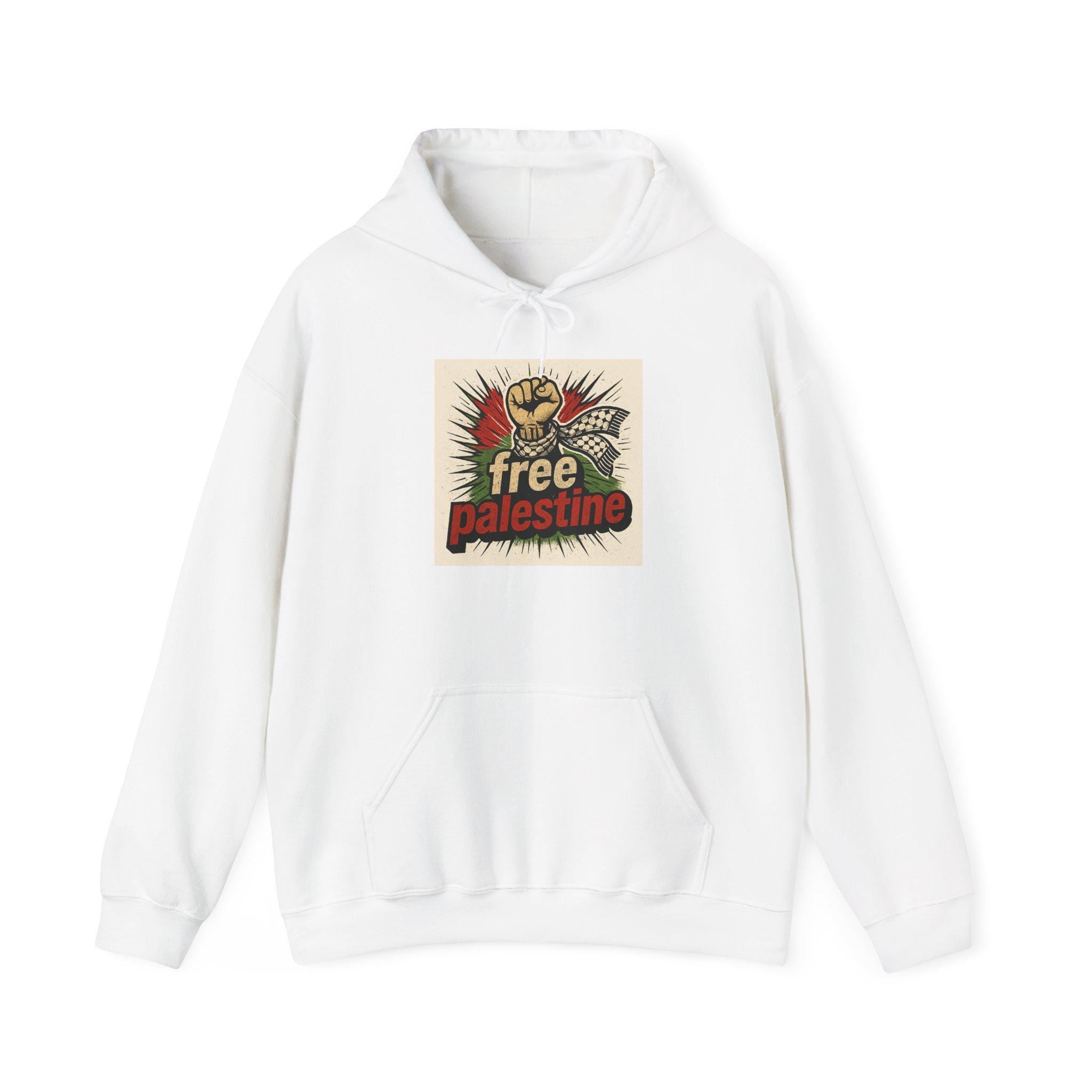 Palestine Pride Unisex Hoodie, Cozy Statement Sweatshirt, Graphic Hoodie for Activists, Ethical Fashion Gift, Political Statement Apparel