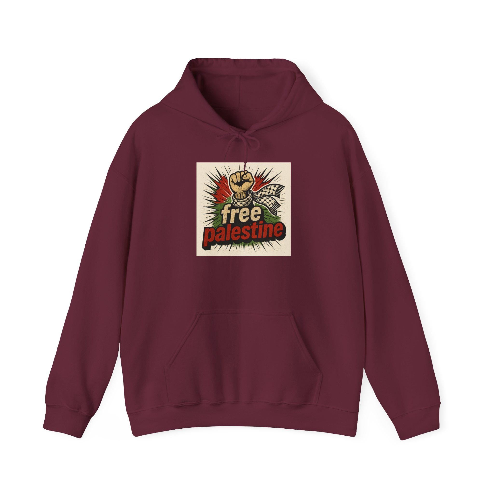 Palestine Pride Unisex Hoodie, Cozy Statement Sweatshirt, Graphic Hoodie for Activists, Ethical Fashion Gift, Political Statement Apparel