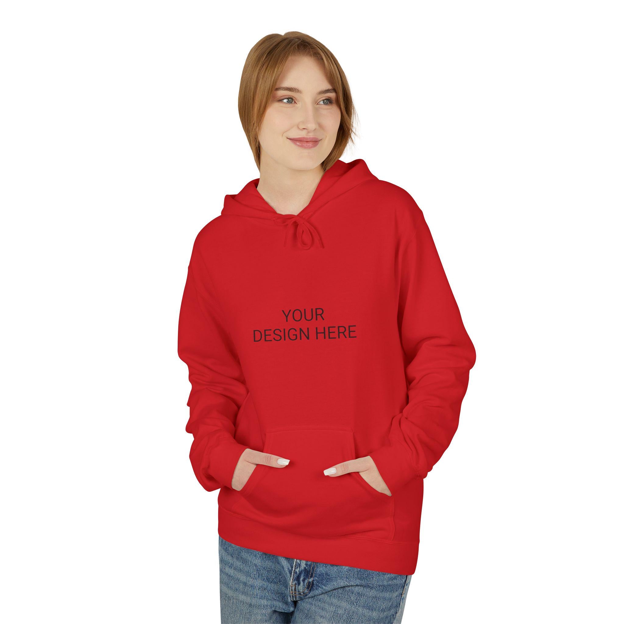 Cozy Customizable Fleece Hoodie - Perfect for Gifts, Casual Wear, Birthdays, and Holidays, Personalize Your Style!