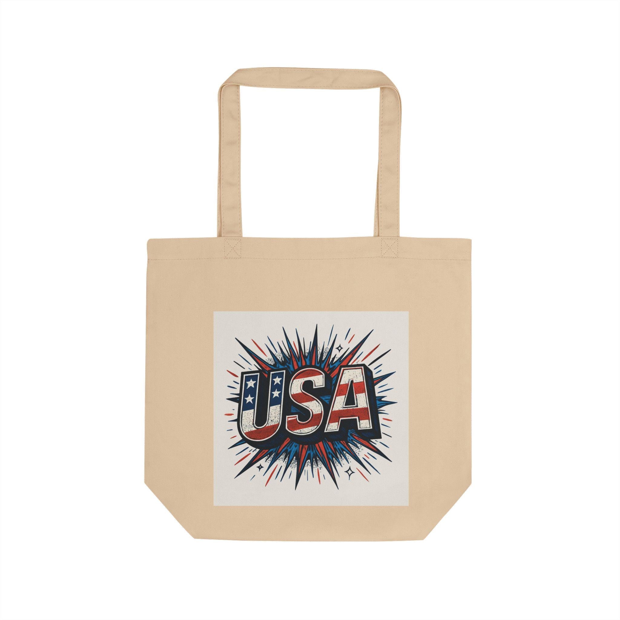 USA Inspired Eco Tote Bag for Holidays, Festivals, Shopping, and More