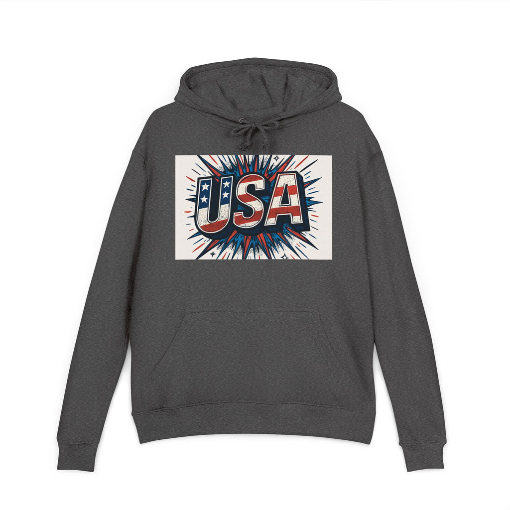 Patriotic Unisex Hoodie - USA Inspired Graphic Hoodie, Casual Wear, Independence Day, Fourth of July, Gift for Teens