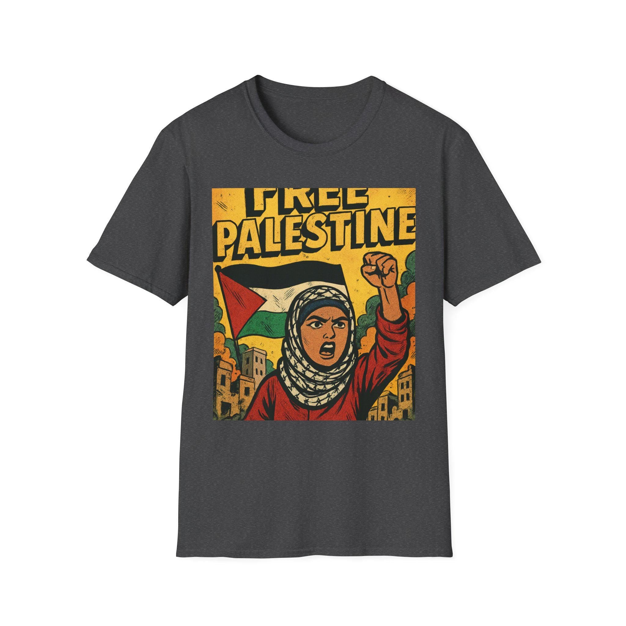 Empowering Statement Tee - Free Palestine Graphic, Activism Shirt, Social Justice Apparel, Unisex T-Shirt, Casual Wear, Gifts for Advocates