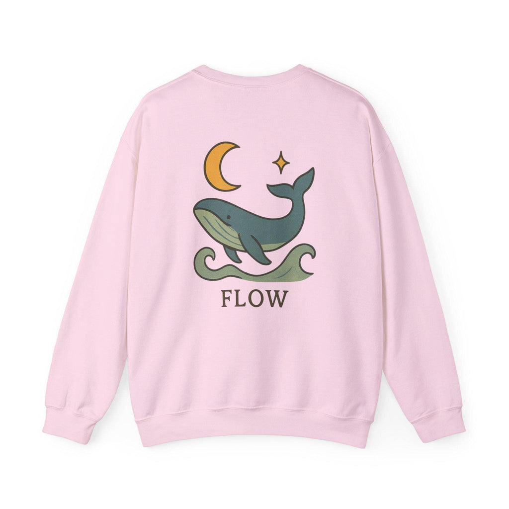 Whale Flow Sweatshirt - Cozy Unisex Apparel, Nature Lover Gift, Ocean Vibes, Eco-Friendly Fashion, Whale Design Sweatshirt