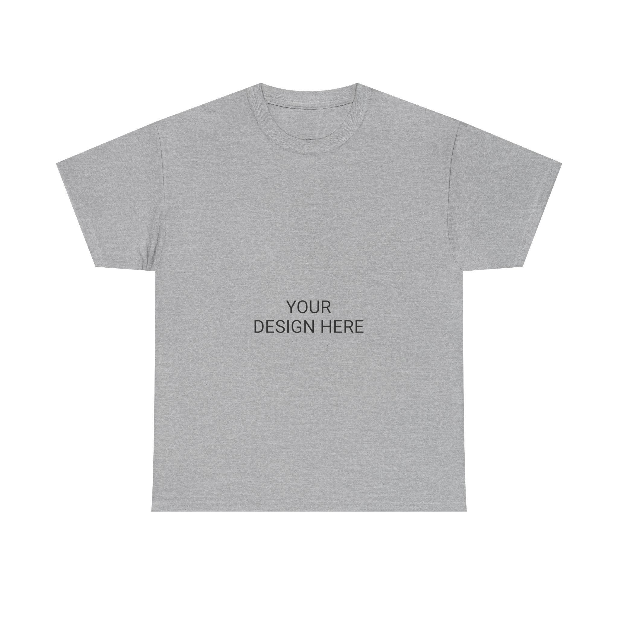 Customizable Unisex Heavy Cotton Tee, Fun Graphic Shirt, Personalized Gift, Casual Wear, Birthday, Holiday Tee