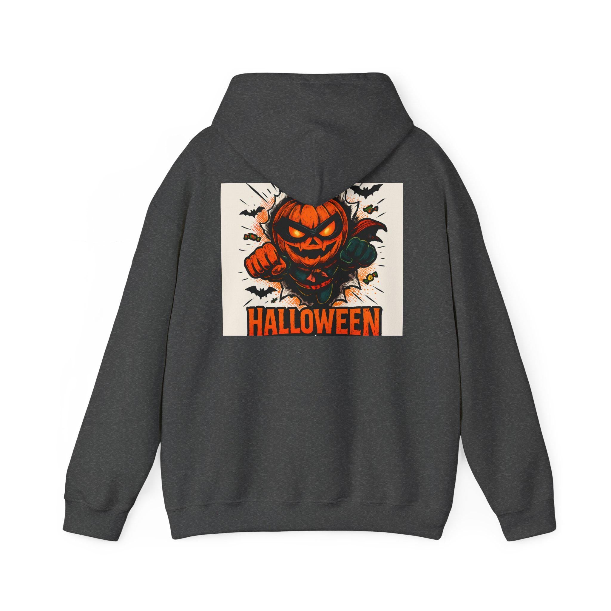 Halloween Pumpkin Graphic Hoodie, Unisex Sweatshirt, Spooky Apparel, Fall Fashion, Cozy Costume