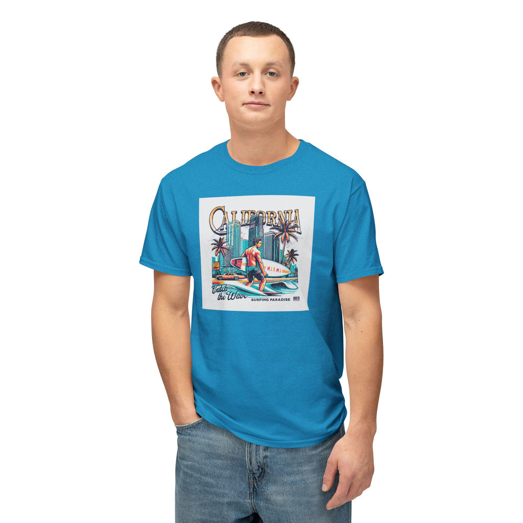 California Vintage Surf T-Shirt, Summer Shirt, Beachwear, Gift for Surfers, Casual Tee