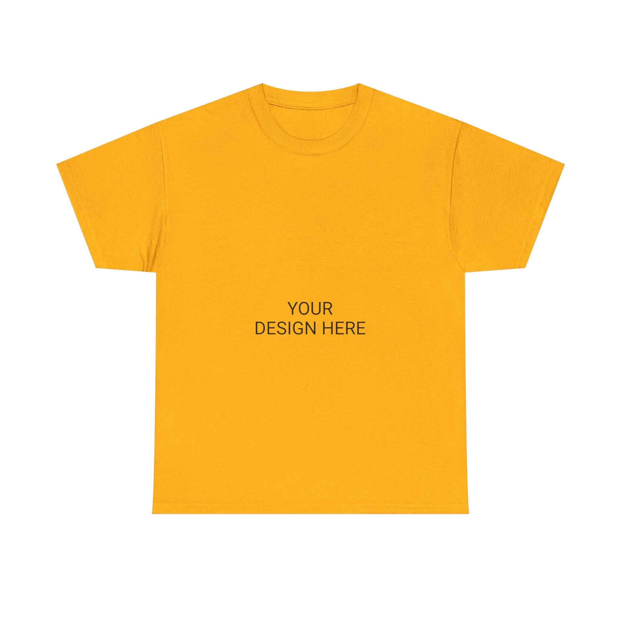 Customizable Unisex Heavy Cotton Tee, Fun Graphic Shirt, Personalized Gift, Casual Wear, Birthday, Holiday Tee