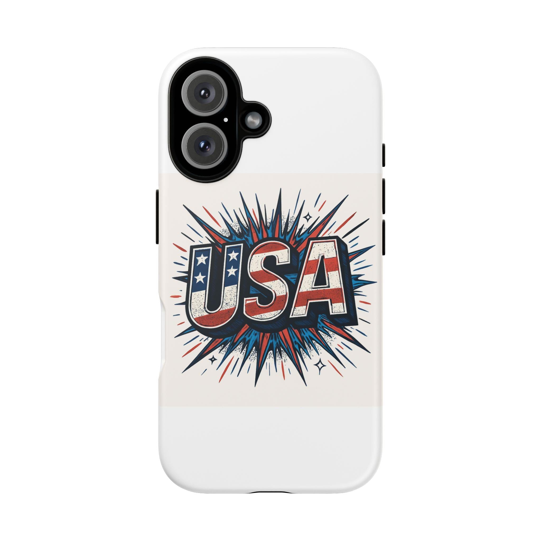 USA Patriotic Phone Case, Tough Phone Cover, Independence Day Gift, American Pride Accessory, USA Flag Case