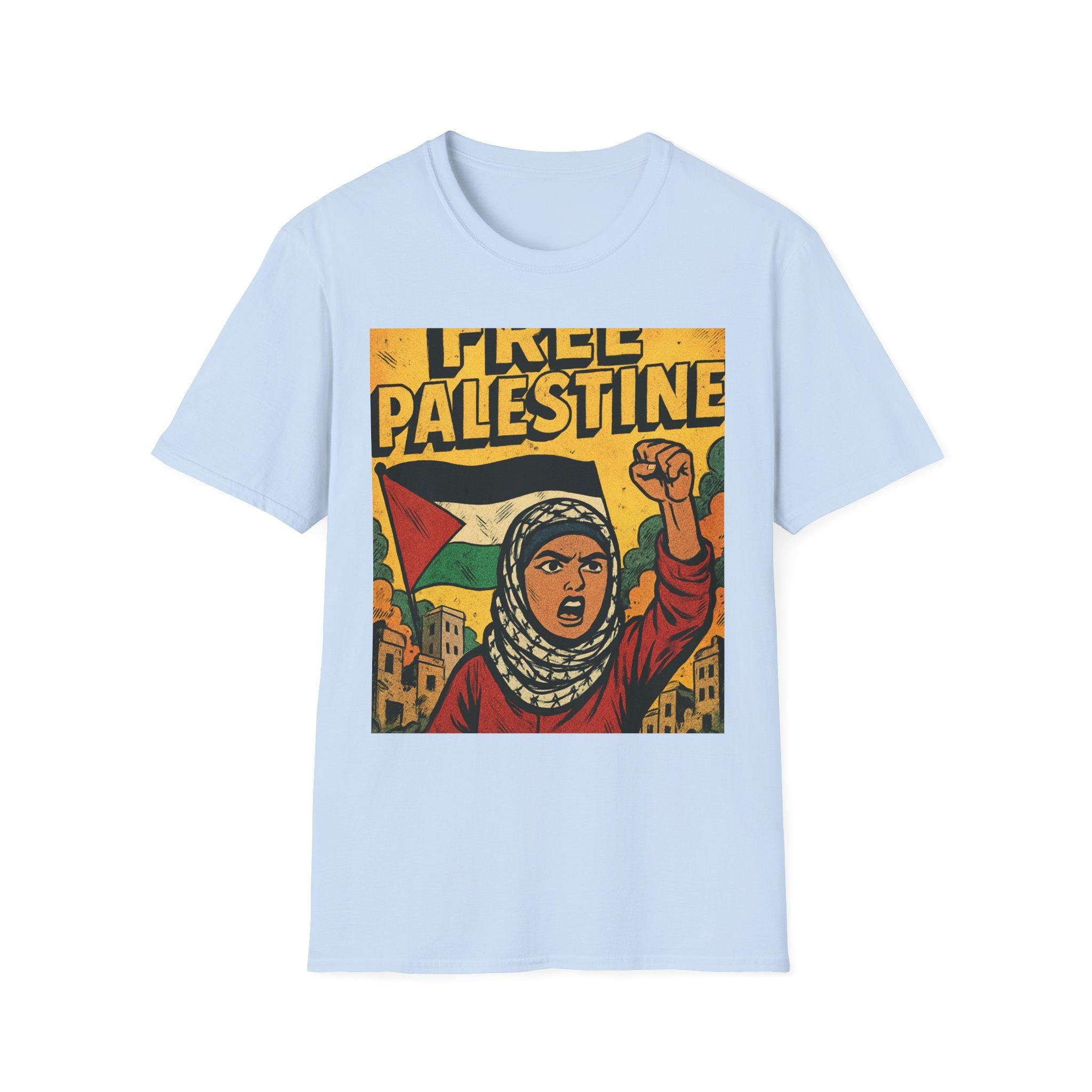 Empowering Statement Tee - Free Palestine Graphic, Activism Shirt, Social Justice Apparel, Unisex T-Shirt, Casual Wear, Gifts for Advocates