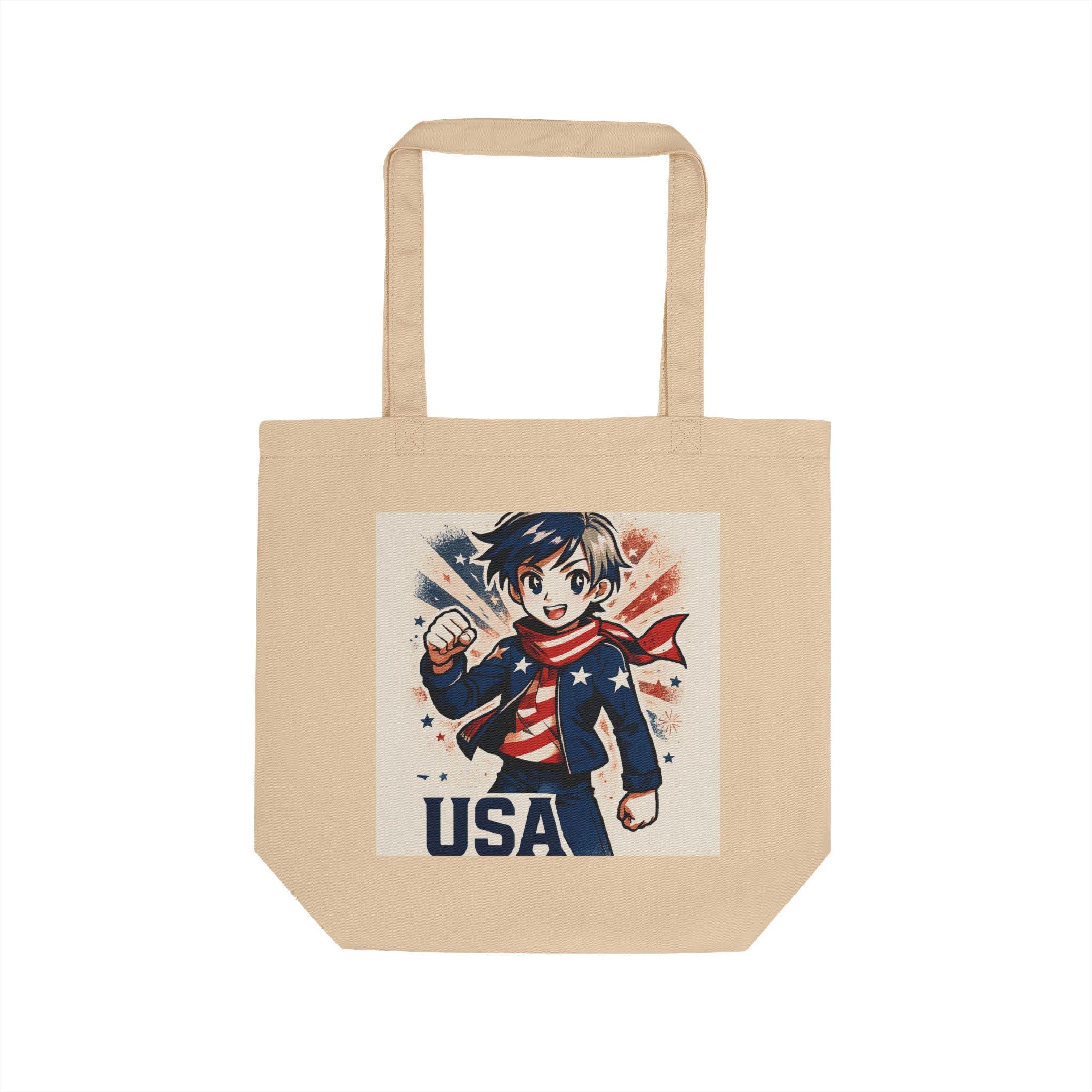 USA Inspired Eco Tote Bag for Holidays, Festivals, Shopping, and More