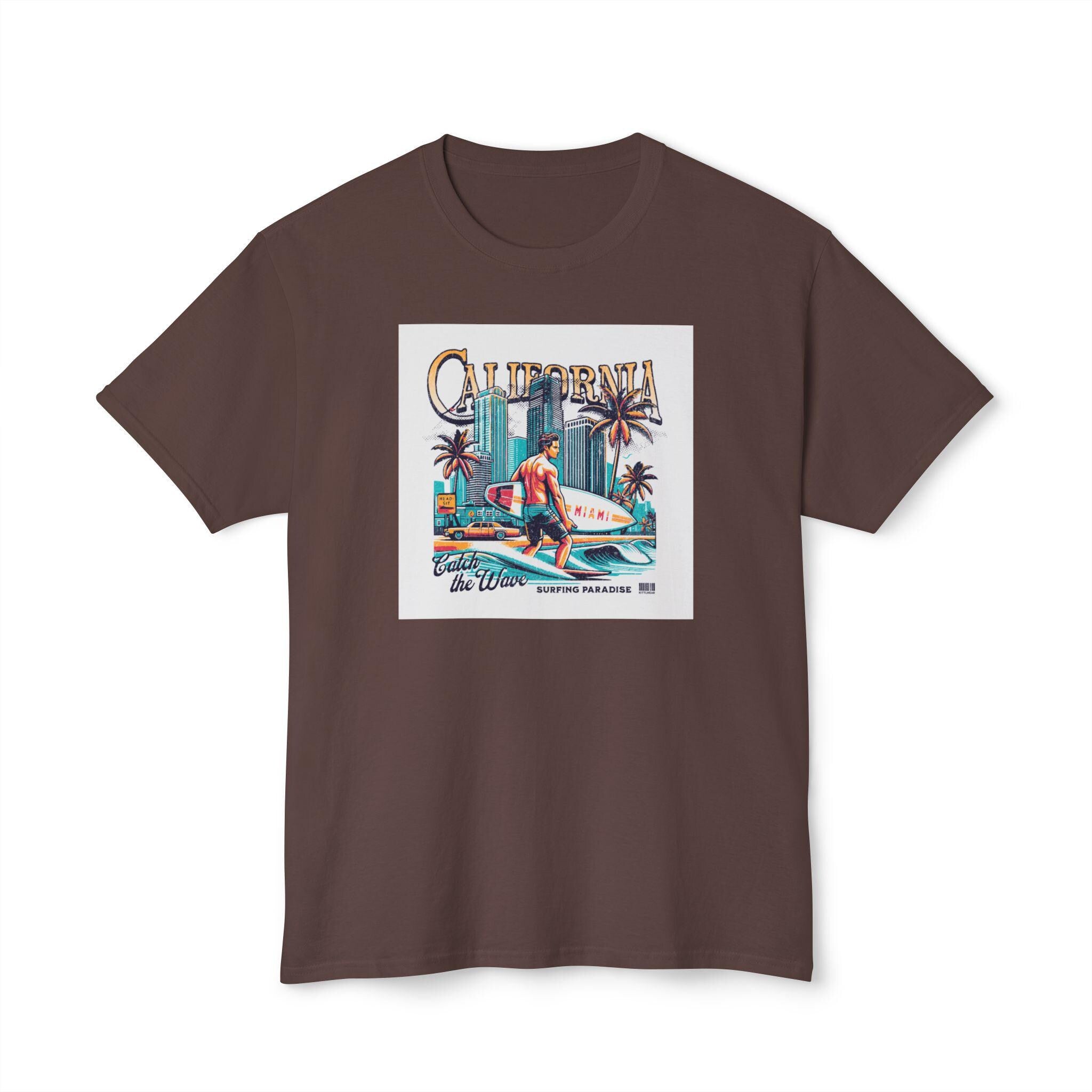 California Vintage Surf T-Shirt, Summer Shirt, Beachwear, Gift for Surfers, Casual Tee