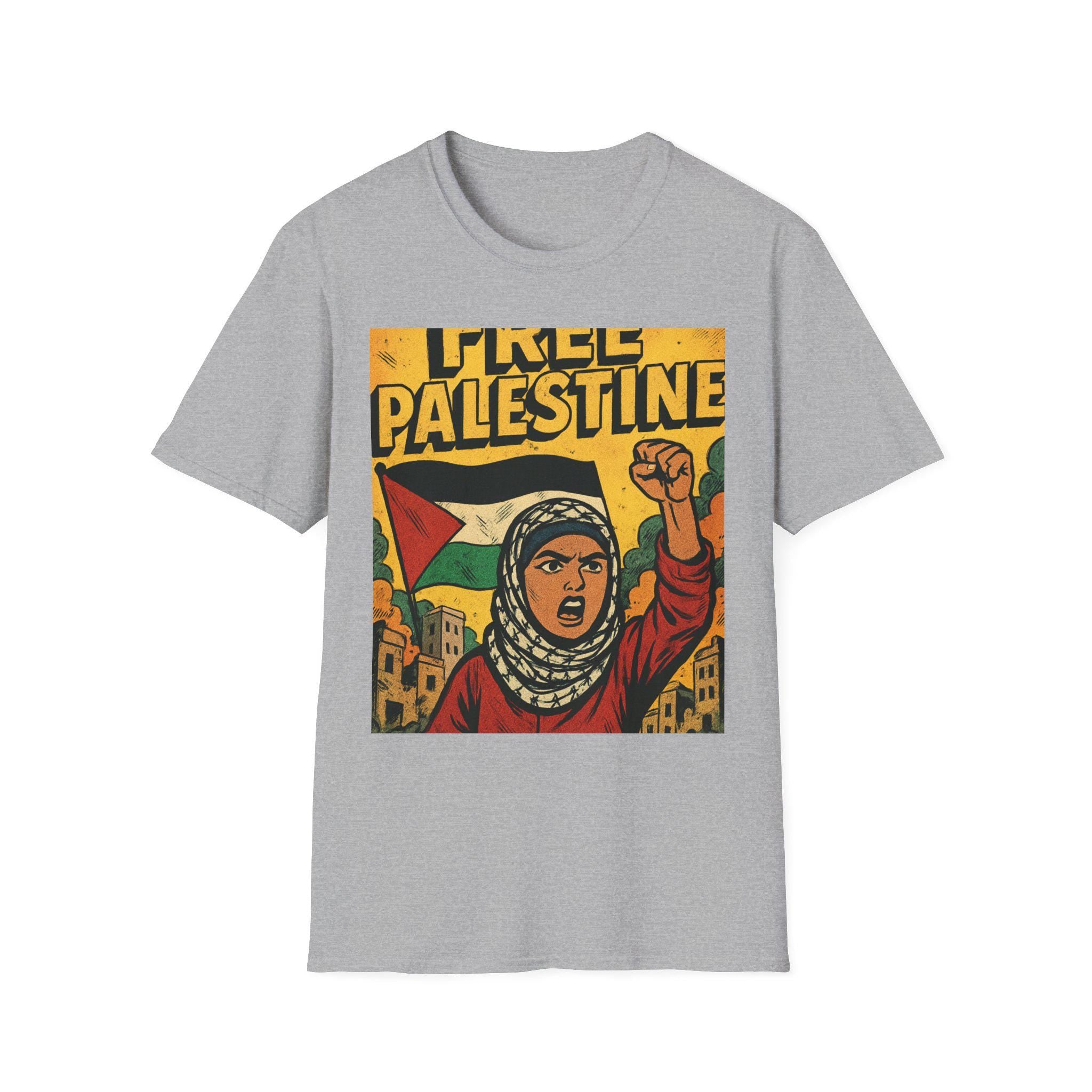Empowering Statement Tee - Free Palestine Graphic, Activism Shirt, Social Justice Apparel, Unisex T-Shirt, Casual Wear, Gifts for Advocates