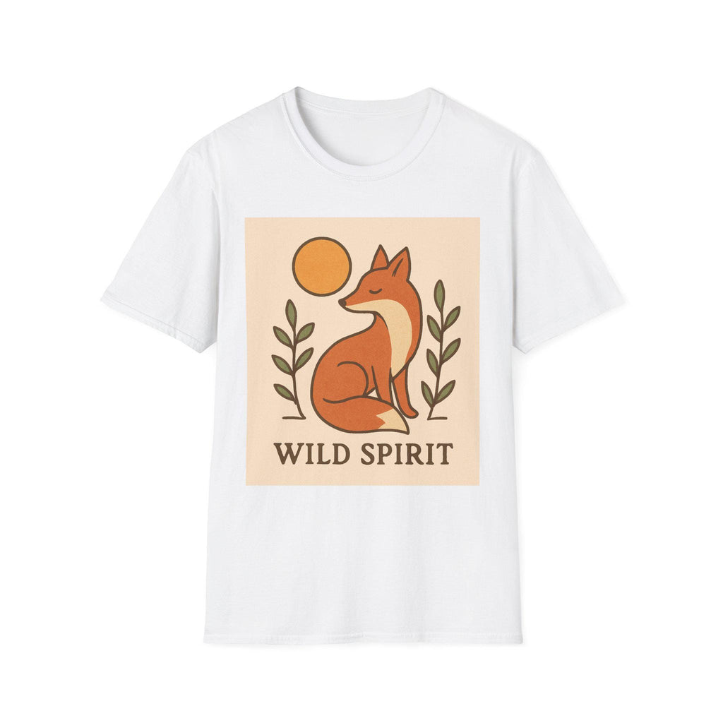 Wild Spirit Fox T-Shirt | Minimal Nature Animal Shirt | Kaft Style Graphic Tee