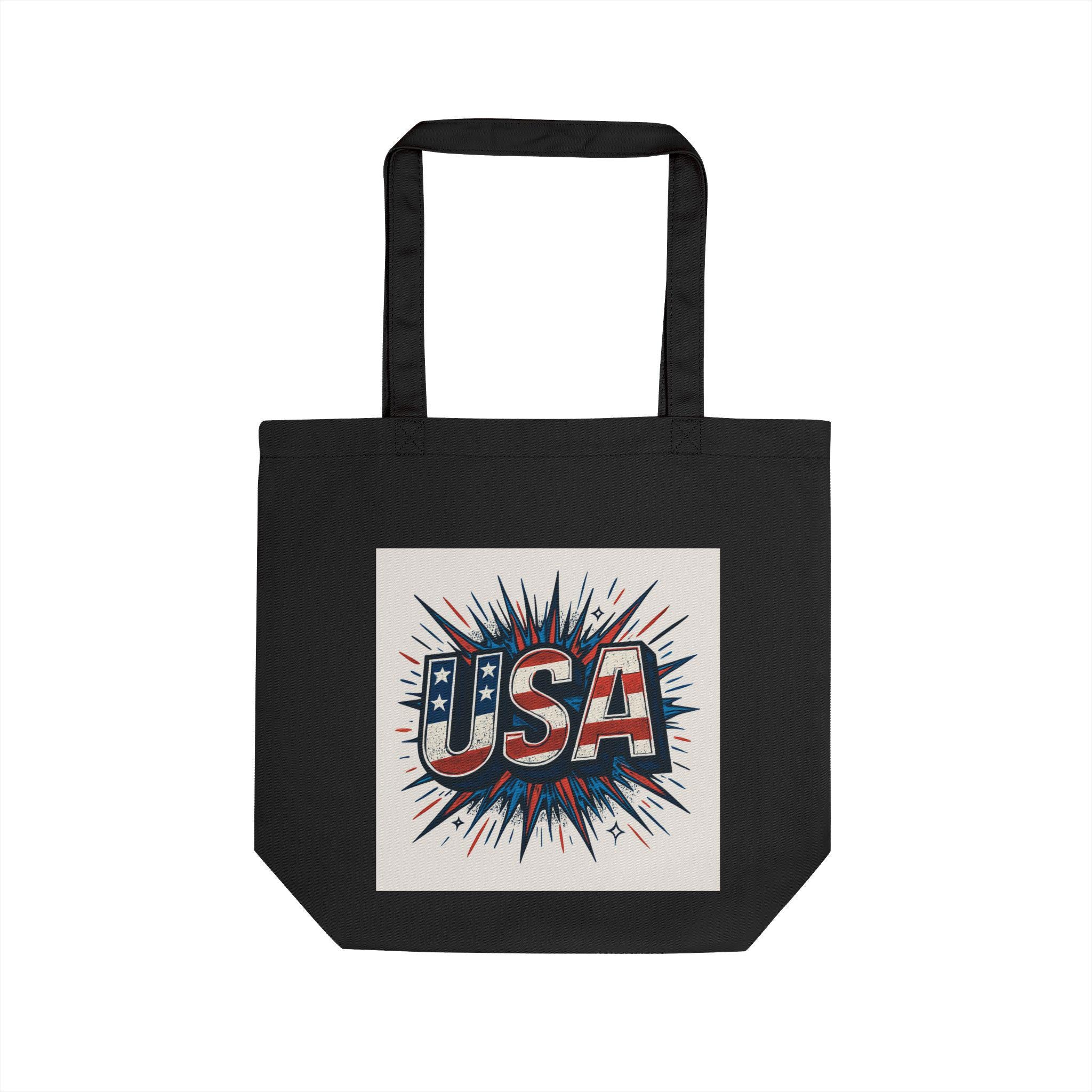 USA Inspired Eco Tote Bag for Holidays, Festivals, Shopping, and More