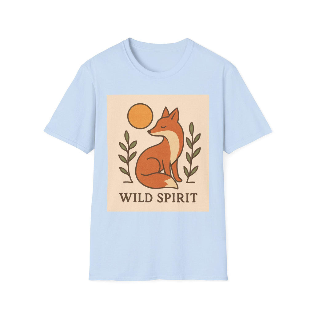 Wild Spirit Fox T-Shirt | Minimal Nature Animal Shirt | Kaft Style Graphic Tee
