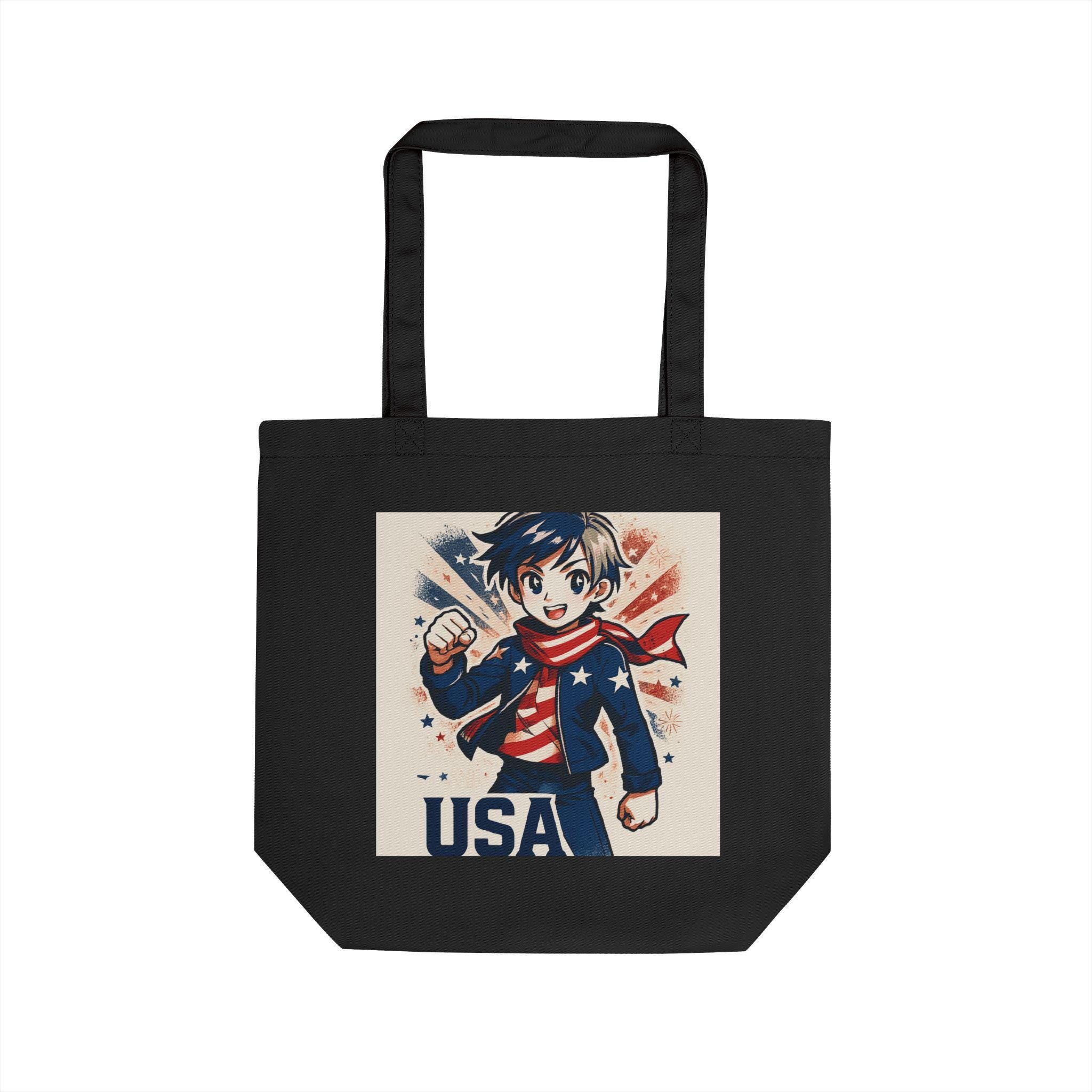 USA Inspired Eco Tote Bag for Holidays, Festivals, Shopping, and More