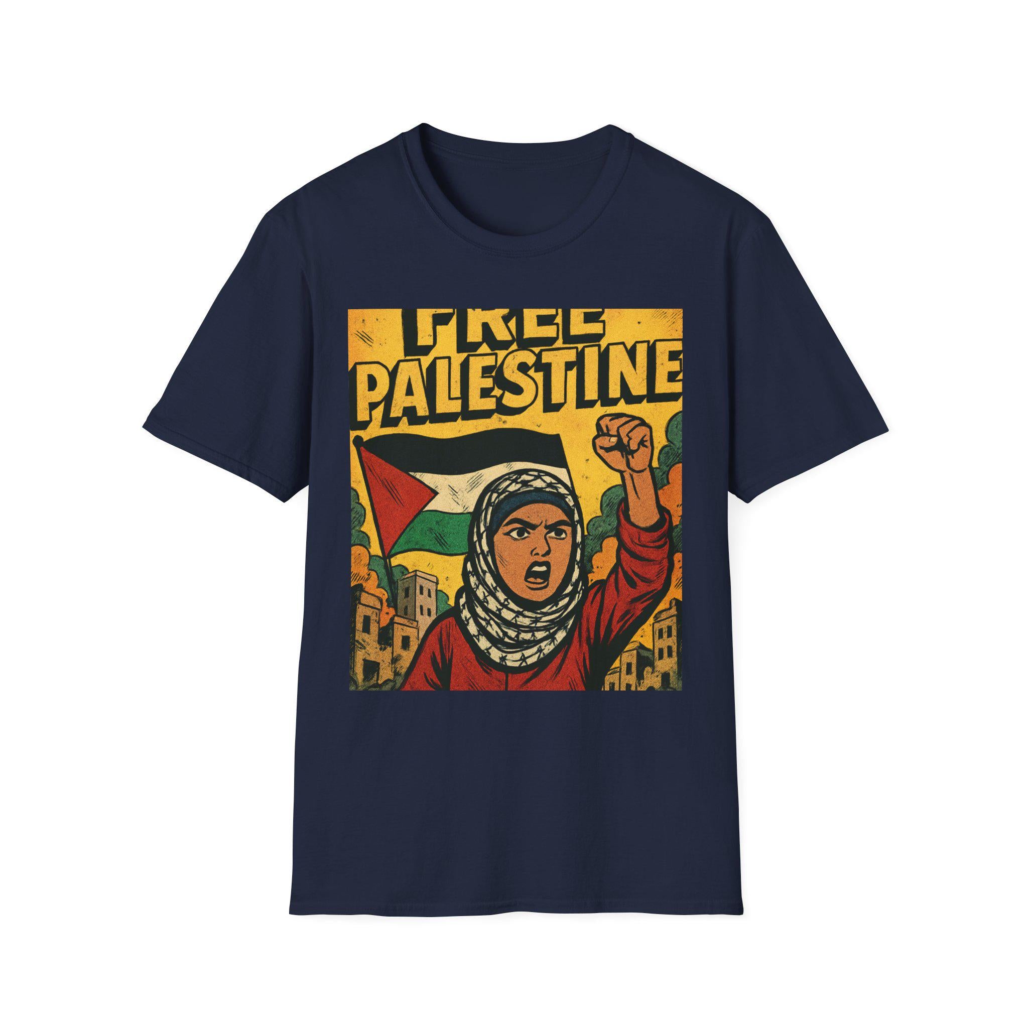 Empowering Statement Tee - Free Palestine Graphic, Activism Shirt, Social Justice Apparel, Unisex T-Shirt, Casual Wear, Gifts for Advocates