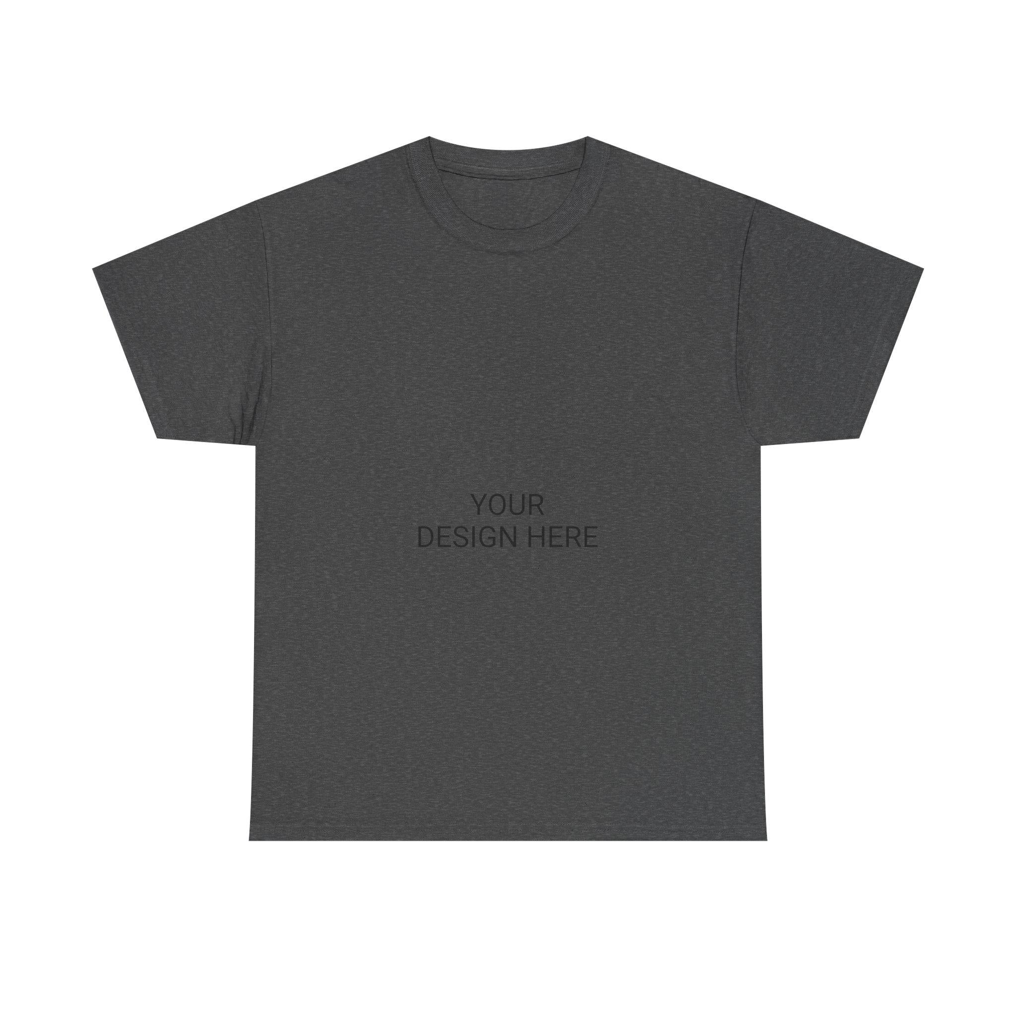 Customizable Unisex Heavy Cotton Tee, Fun Graphic Shirt, Personalized Gift, Casual Wear, Birthday, Holiday Tee