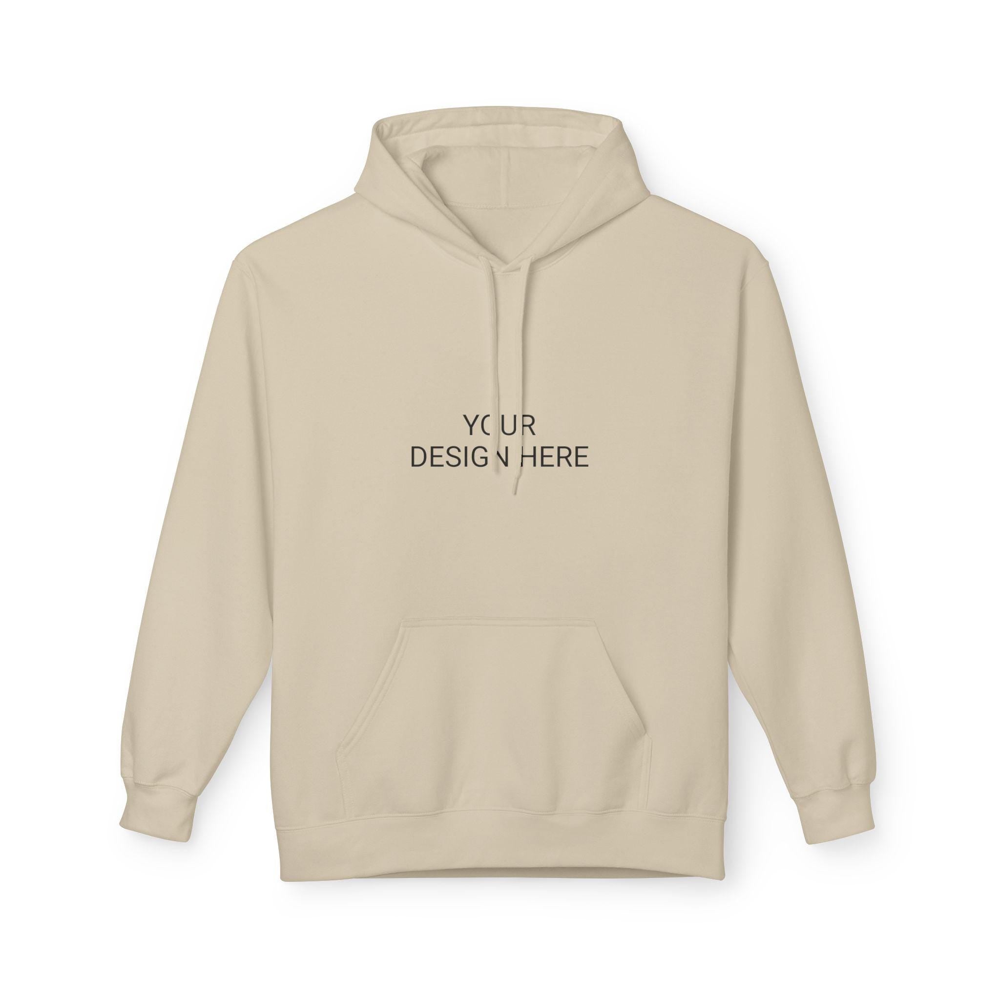 Cozy Customizable Fleece Hoodie - Perfect for Gifts, Casual Wear, Birthdays, and Holidays, Personalize Your Style!