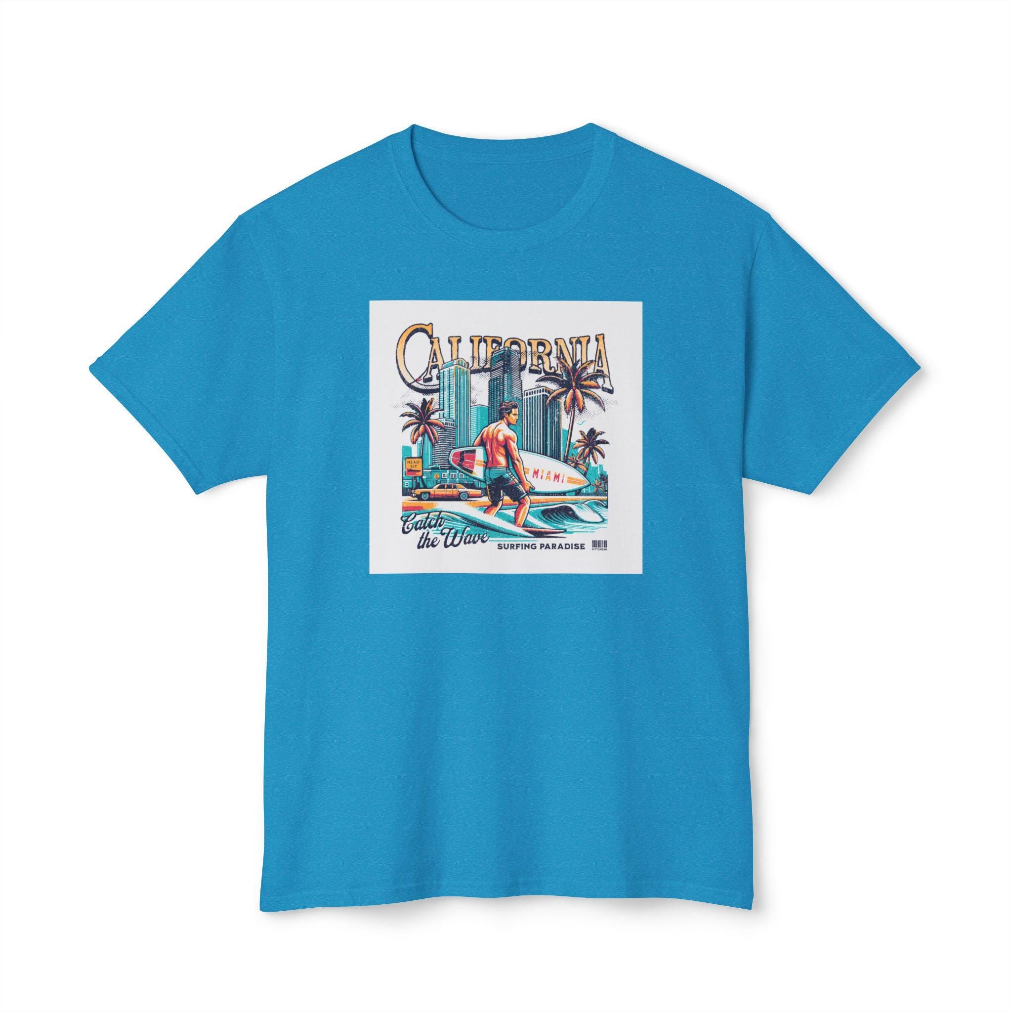 California Vintage Surf T-Shirt, Summer Shirt, Beachwear, Gift for Surfers, Casual Tee