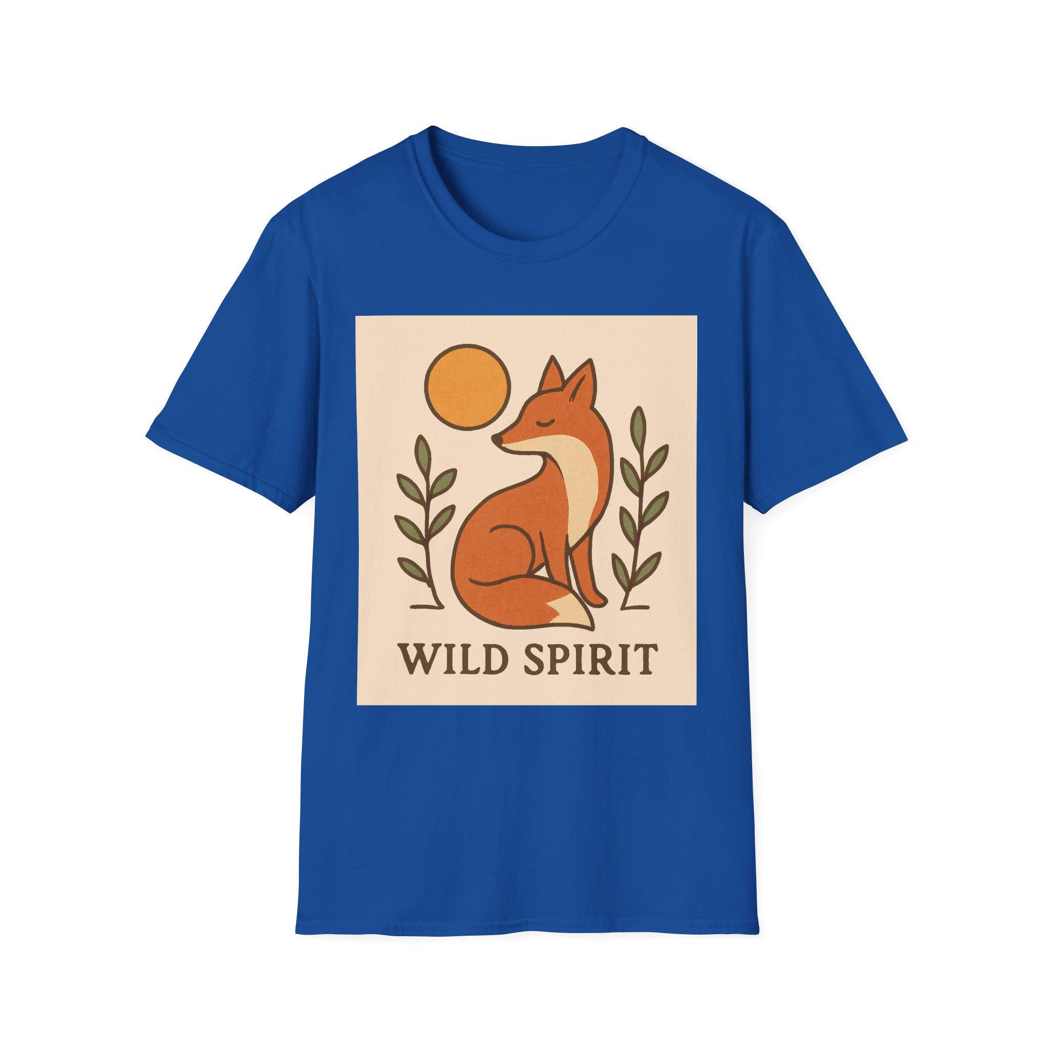Wild Spirit Fox T-Shirt | Minimal Nature Animal Shirt | Kaft Style Graphic Tee