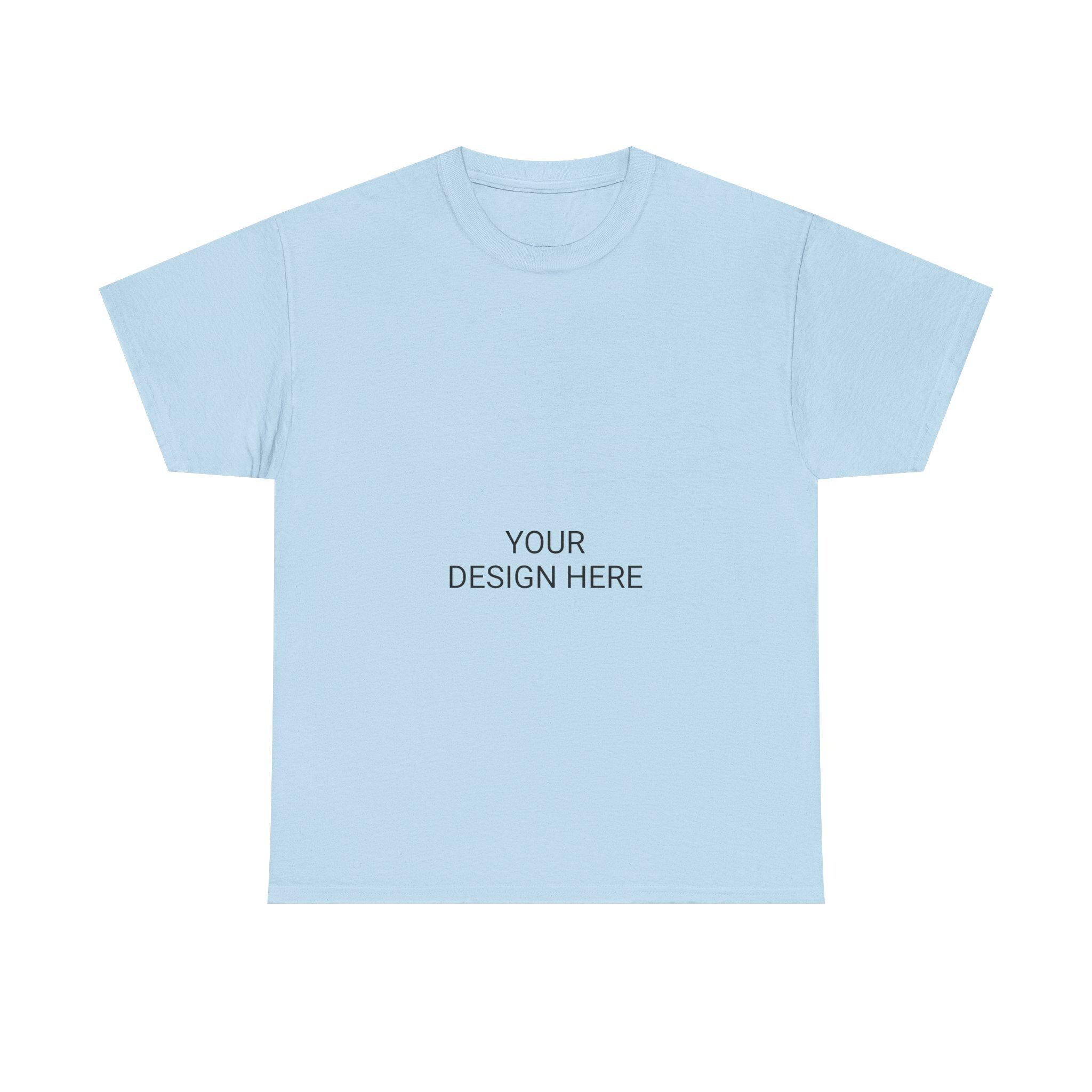 Customizable Unisex Heavy Cotton Tee, Fun Graphic Shirt, Personalized Gift, Casual Wear, Birthday, Holiday Tee