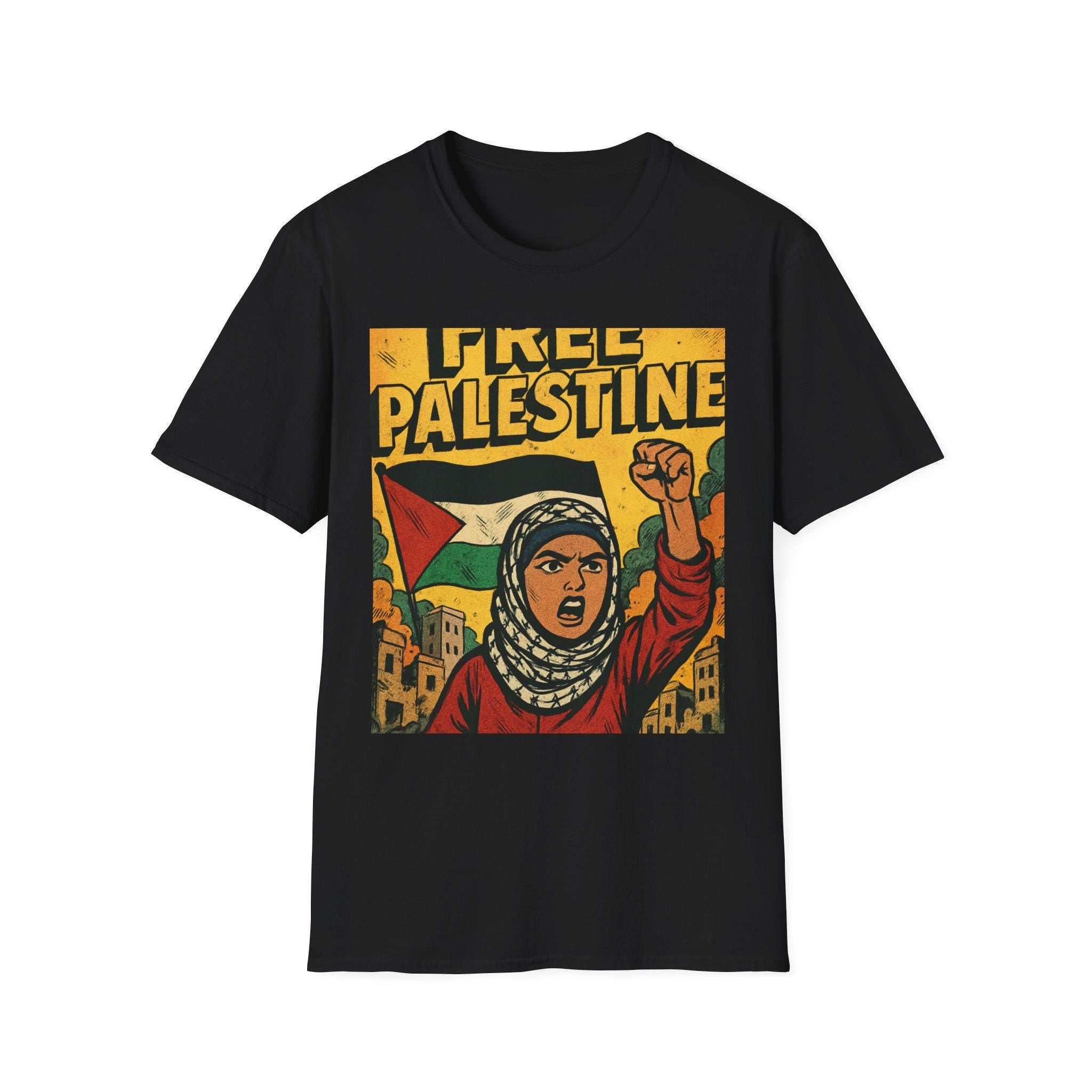 Empowering Statement Tee - Free Palestine Graphic, Activism Shirt, Social Justice Apparel, Unisex T-Shirt, Casual Wear, Gifts for Advocates
