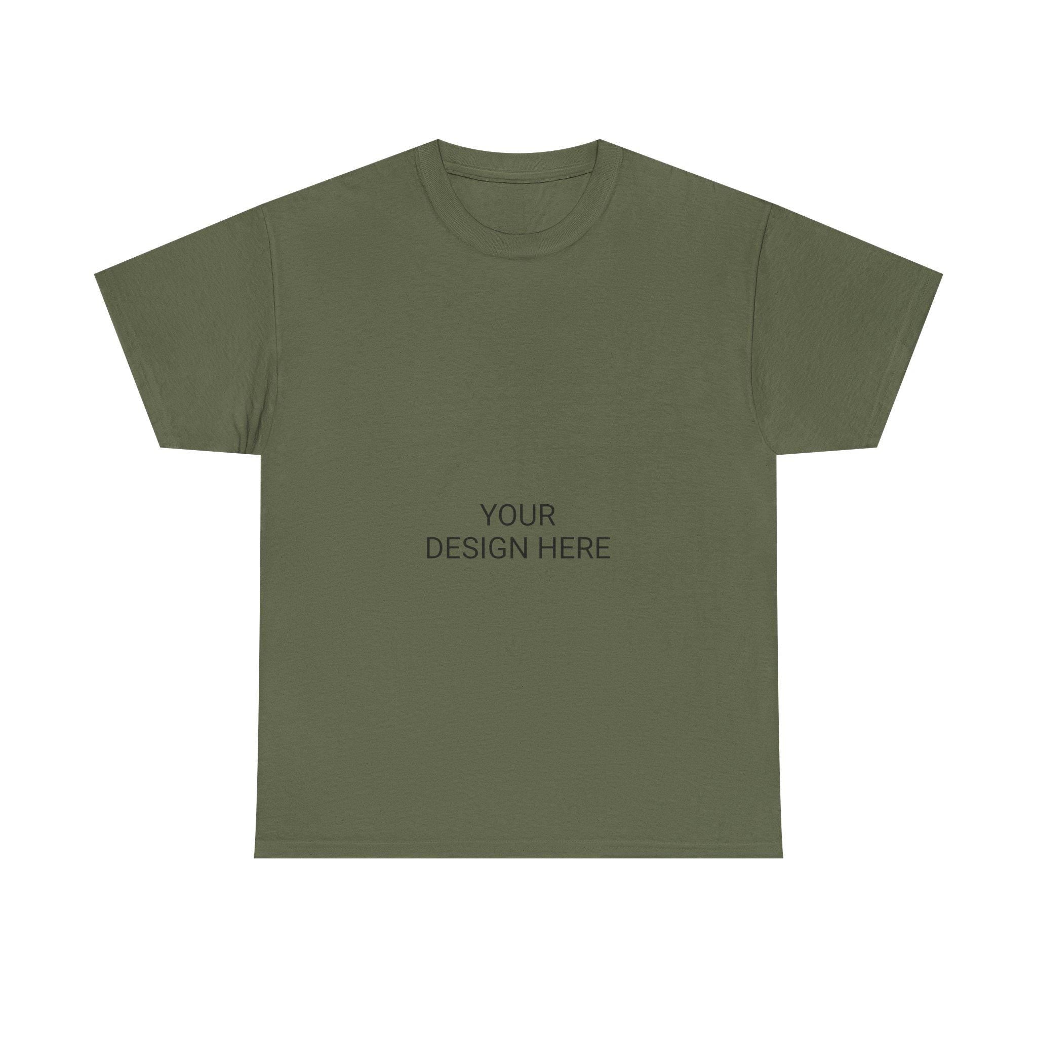 Customizable Unisex Heavy Cotton Tee, Fun Graphic Shirt, Personalized Gift, Casual Wear, Birthday, Holiday Tee